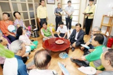 광주시 북구 폭염에 대비한 경로당 현장방문