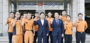 순천시의회 폭염기 현업부서 근무자 격려