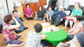 여수시 월호동 자생단체장, 말복 맞아 어르신 건강 살펴