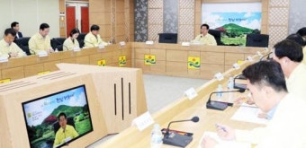 김영록 전남도지사, 시장·군수와 태풍 대책 긴급 점검