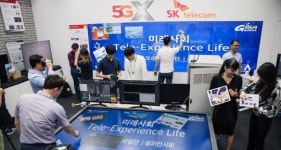 SKT, 강소기업과 연합해 일군 5G 실감미디어 성과물 시연