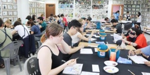 전통수묵에 현대 옷 입힌  전남국제수묵비엔날레  관광객 인기