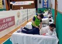 경남농협, 농업인 행복버스 밀양 하남읍서 진료활동 펼쳐