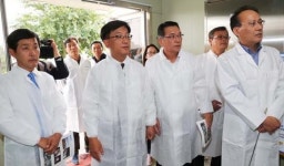 박병호 전남도 행정부지사,나주 축산차량소독센터 방문