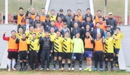 장성군상무대  ‘축구로 하나로 뭉쳤다‘