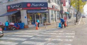 사우동 사랑의동산교회, 사랑의 대청소로 지역사랑 실천