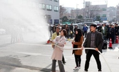 [포토]광주시 동구, 민방위 날 화재대피훈련 실시
