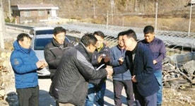구례군 간전면 청솔꿈나무후원회, 화재발생 가구에 격려금 전달