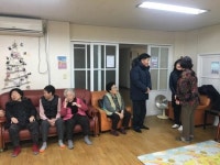 풍무동장, 신년맞이 경로당 방문