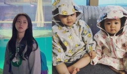“쌍둥이 독박 육아 중” 한그루 근황
