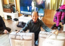 신안군 흑산면 사회단체, 설명절 앞두고 관내 경로당 위문