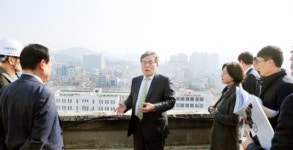 이병훈 광주시 문화경제부시장, 전일빌딩 리모델링 현장 점검