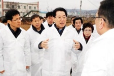 김영록 전남도지사, 구제역 거점소독시설 현장 방문  