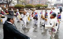 광주시 북구 석곡동, 정월대보름 지신밟기