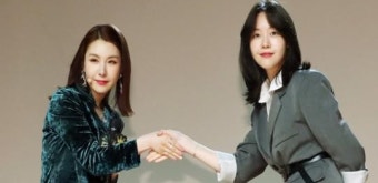 쇼케이스에 친언니 응원하러 온 민아 (사진)