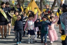 상주초등학교, 녹색어머니와 함께 안전한 등굣길 캠페인