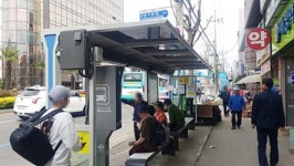 여수시, ‘시내버스 정류소 에어커튼’ 시범 운영