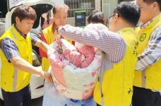 광주시 광산구 신가동 지사협, 돌봄 이웃 어르신 겨울이불 세탁