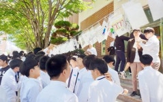 광주진흥고, 학생의 꿈을 키워나가는 꿈나무 퍼포먼스 개최 