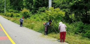 화순군 이서면, 도로변 정비로 관광객 맞이 ‘한창’
