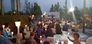 [포토]“완주군 상공 헬기노선 철회하라!”