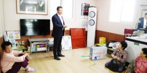 진도군 고군면, 폭염대비 경로당 순회 방문