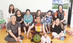광주시 광산구 비아동 지사협, 경로당에 복달임 음식 나눠
