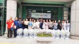 산곡4동, 홀몸 어르신 및 저소득 가정에 선풍기 30대 전달