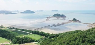 전남 신안군 천사대교 끝자락 자은도에  無限의 다리개통