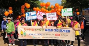 [포토]광주시 남구, 치매극복 푸른길 건강걷기대회