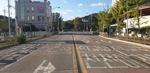파주시, 문산동초등학교 등 4곳 앞 도로정비
