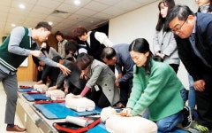 [포토]광주시 북구보건소, 기적을 만드는 심폐소생술