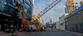 동래 온천1동  삼정그린코아더시티 신축현장 타워크레인 붕괴