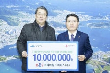 코리아월드써비스(주), 여수시에 겨울용품· 쌀 후원