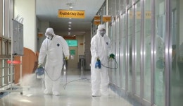 [포토]광주시 동구, ‘코로나19’ 대비 대학 기숙사 방역