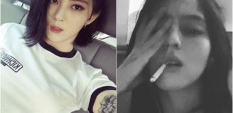 담배+타투 과거 싹 드러난 한소희…'성형 의혹'에 이렇게 말했다
