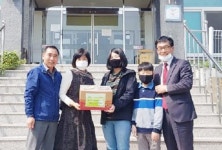 순천별량중학교, 직접 만든 면마스크로 코로나 극복 동참