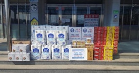 대정축산부산물 이형기 대표, 완주군에 생필품 기탁