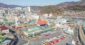 순천 장천동 터미널 주변, 도심 속 정원 거리로 재생