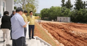 전동평 영암군수, 영암-서울농장 조성현장 방문 격려