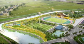 장성공설운동장, 완공까지 ‘7부 능선’ 넘었다