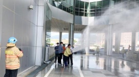 곡성군, 공공시설 화재 대피 합동소방 훈련 실시