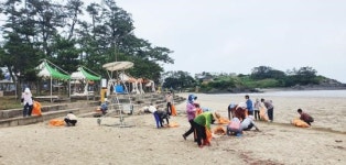 영광군, 민·관 합동 가마미해수욕장 청소 구슬땀