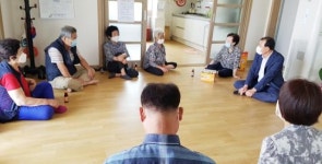 강진읍, 경로당 코로나19 예방 강화 및 화재예방 안전 점검
