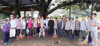 강진군, 군동면 쌍덕리 평덕·관덕마을 도로변 풀베기 실시