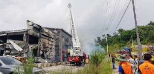 함평소방서, 동함평산단 공장화재 신속 대처로 큰 피해 막아