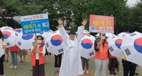 전남 여수시 곳곳, 나라사랑 태극기 달기 운동 ‘물결’