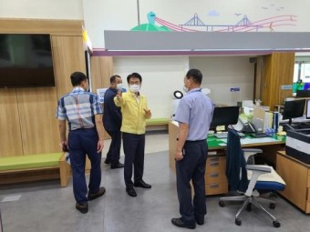 강진군청 민원실, 코로나 대비 방역지침 점검
