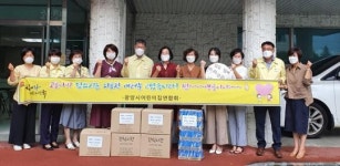 광양시 어린이집연합회, 코로나19 대응부서에 위문품 전달