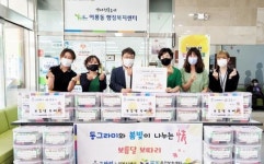 동그라미노인복지센터, 광주시 광산구 어룡동에 식료품 세트 기부